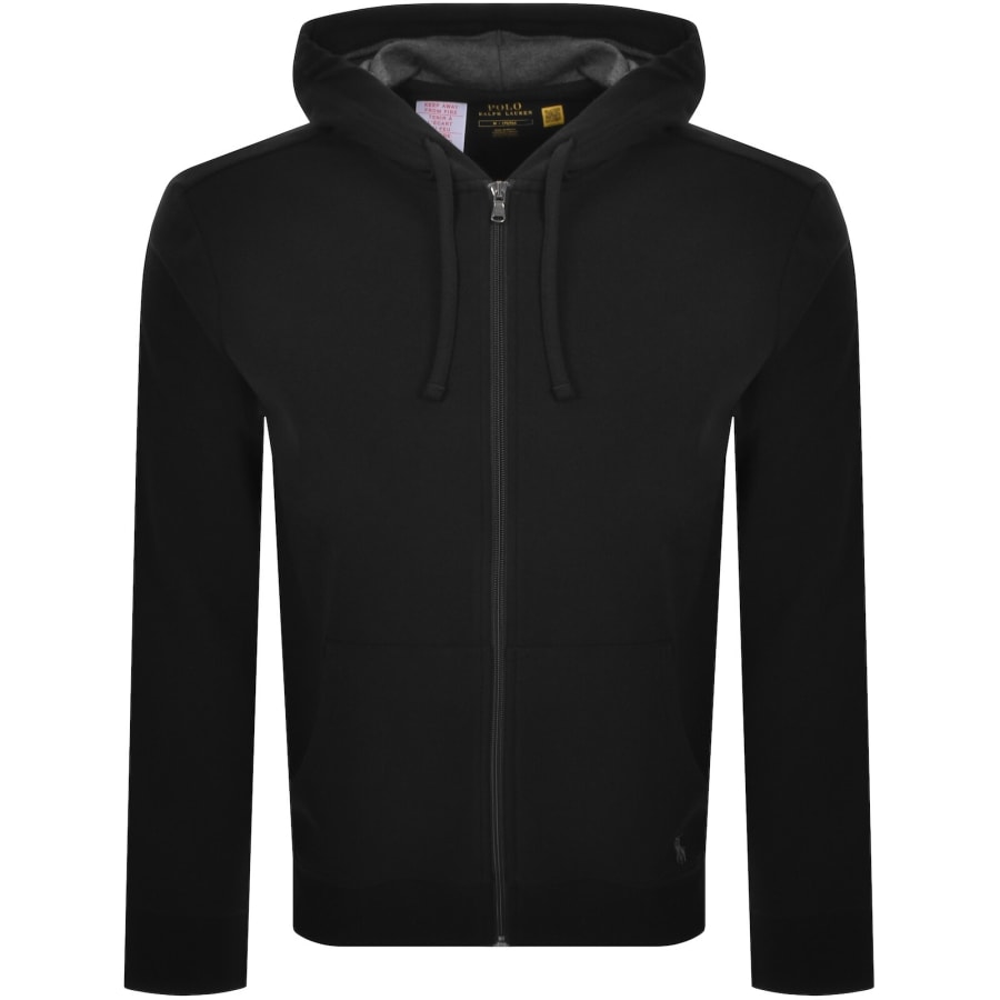 トップス Polo Ralph Lauren Black Full-Zip Hoodie Ralph Lauren Full Zip Hoodie Polo Black | Mainline Menswear us